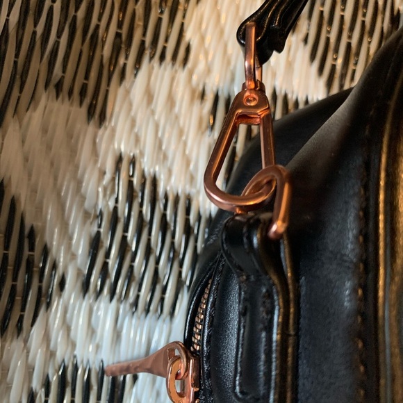 Matt & Nat Black Satchel with Structured Design and Top Handle - Picture 3 of 13